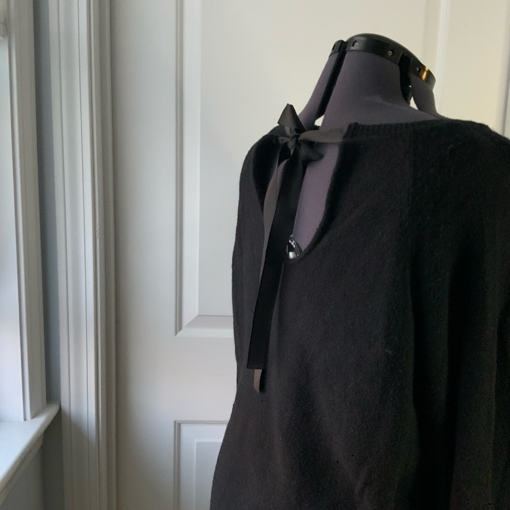 Poof Plus Tie Back Sweater NWOT